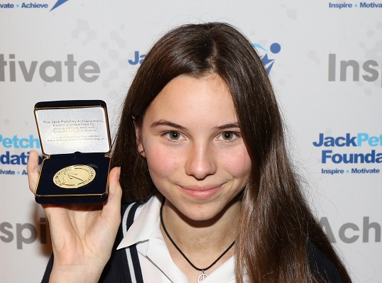 Student encourages her whole school to learn a second language