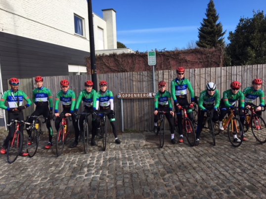 Cycling group use Leader Award Grant to ride across famous routes of Belgium