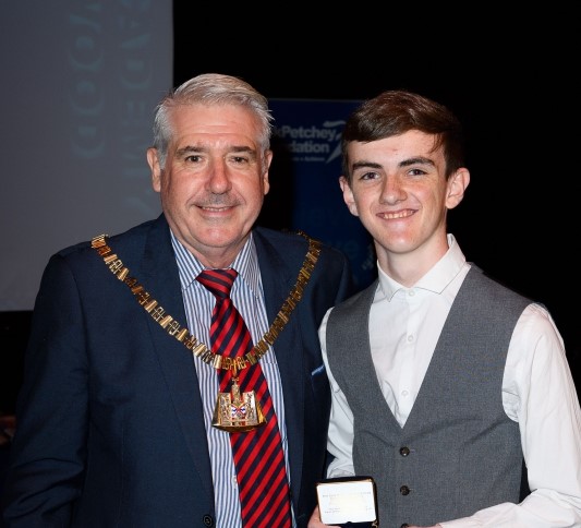 16-year-old receives Achievement Award for incredible charity fundraising!