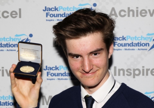 Young person wins Achievement Award for breaking a flying record!