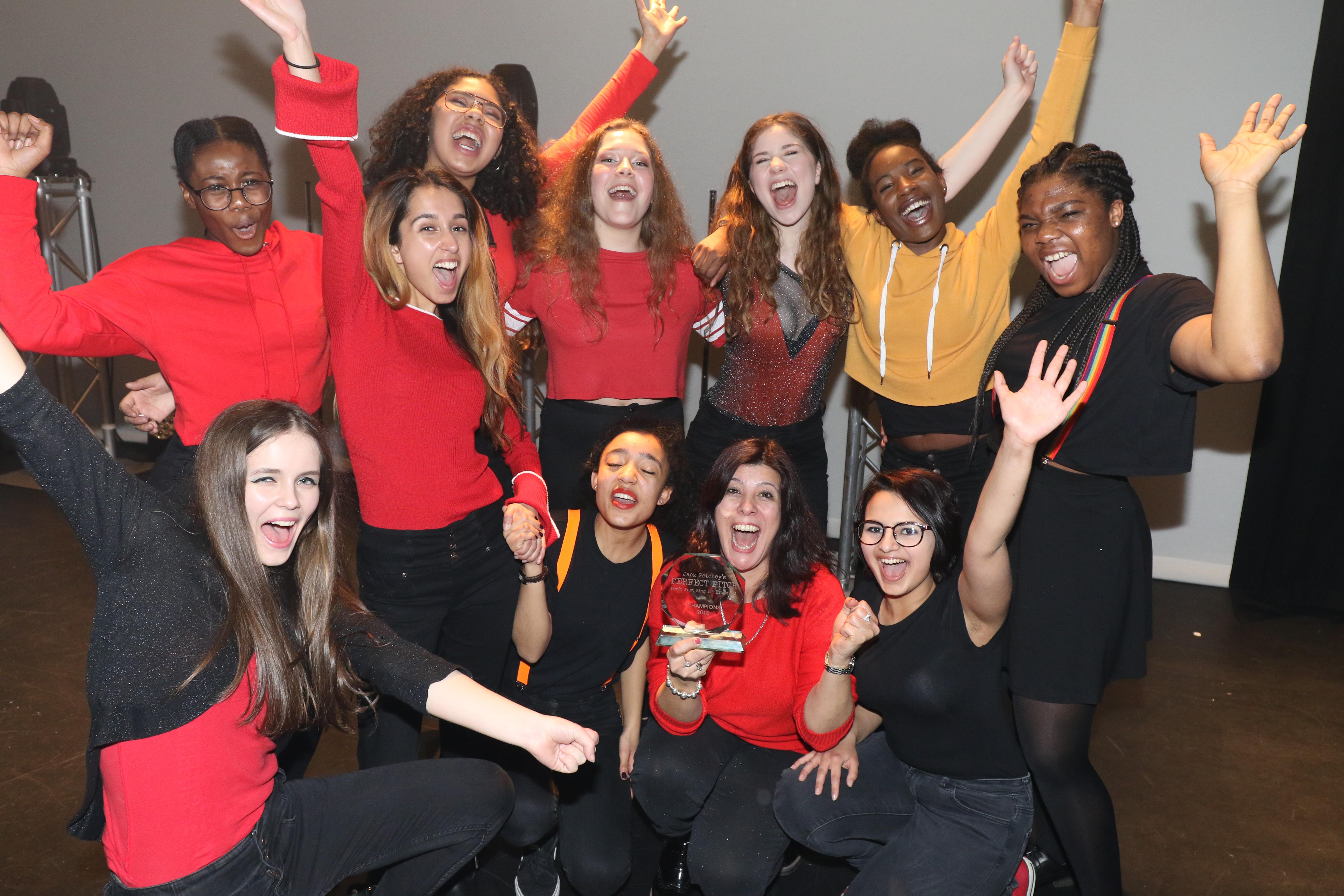 Hackney school win prize at Jack Petchey’s Perfect Pitch acapella competition