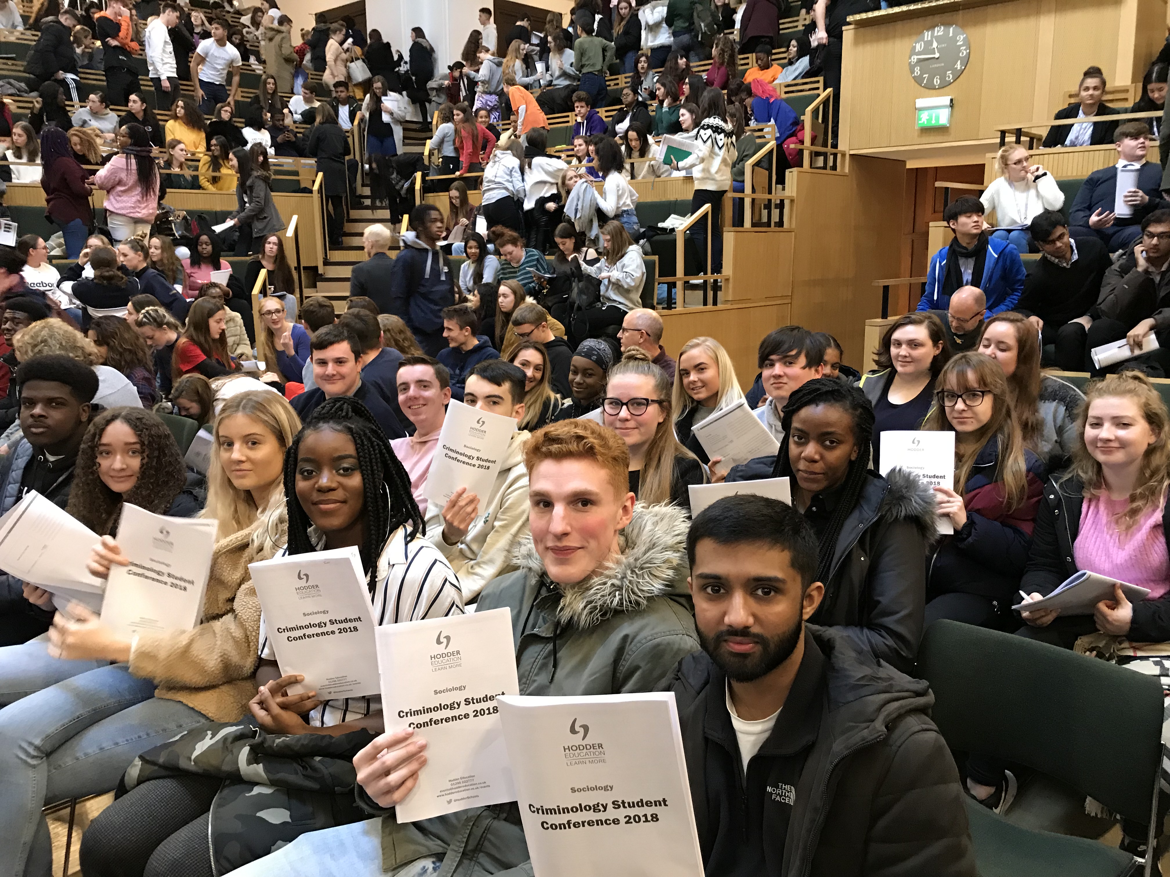 A-Level students attend Criminology Conference with Educational Visit Grant