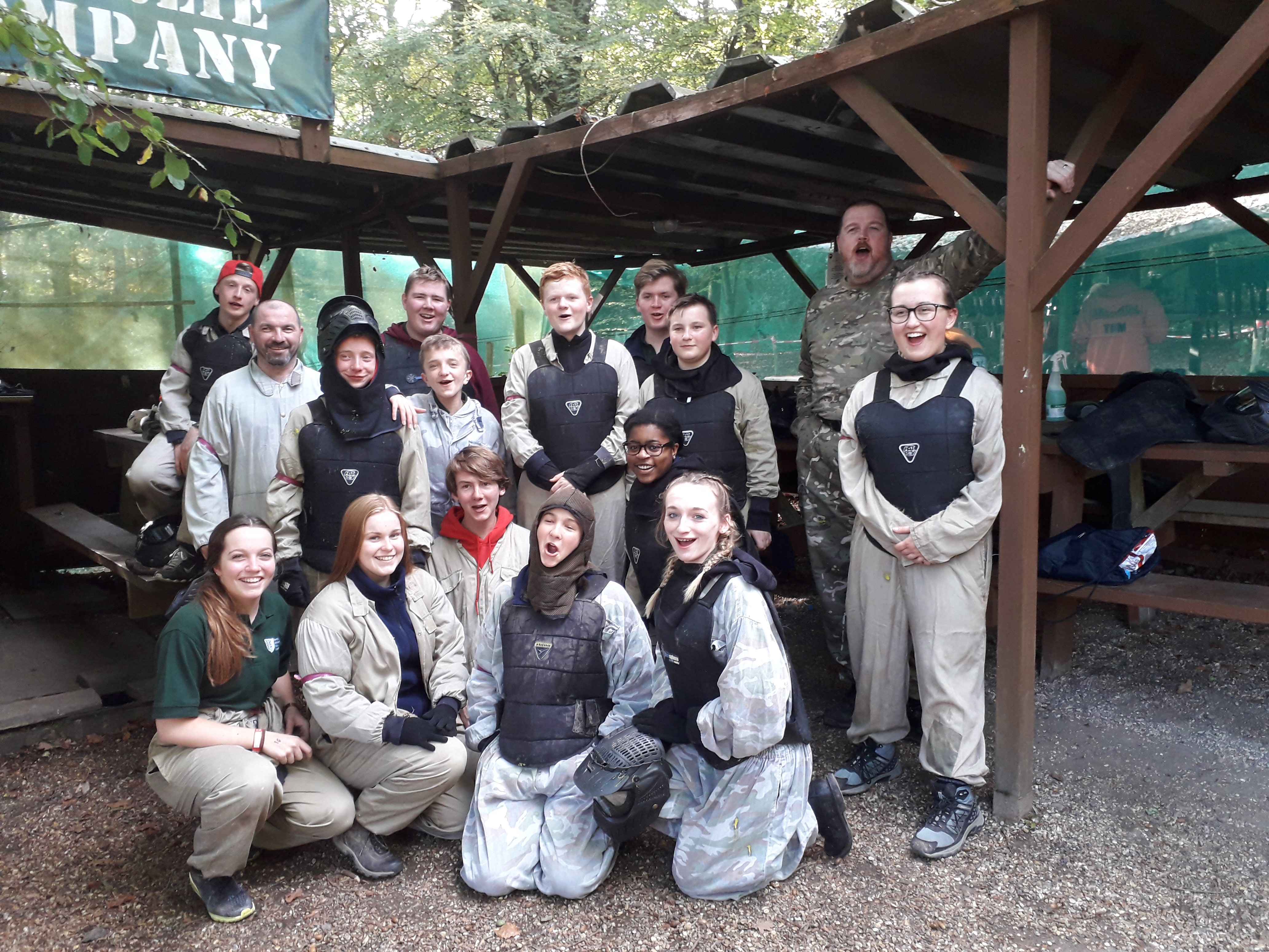 Paintballing brings Police Cadets together!