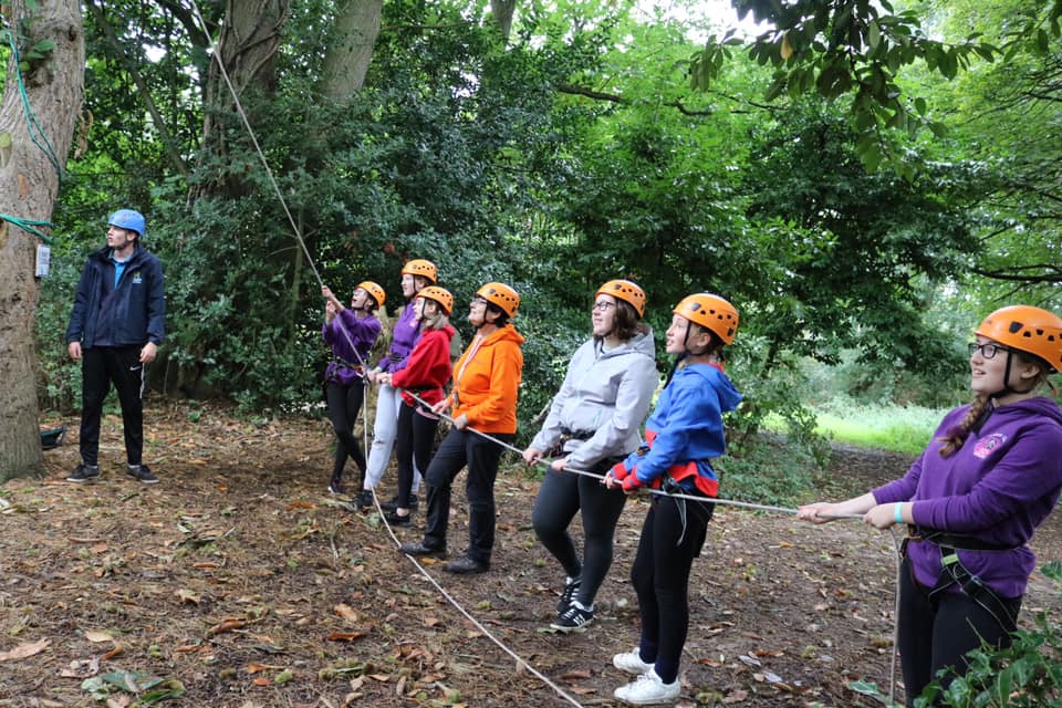 Yeldham Guides head out to Hautbois for some team-building activities