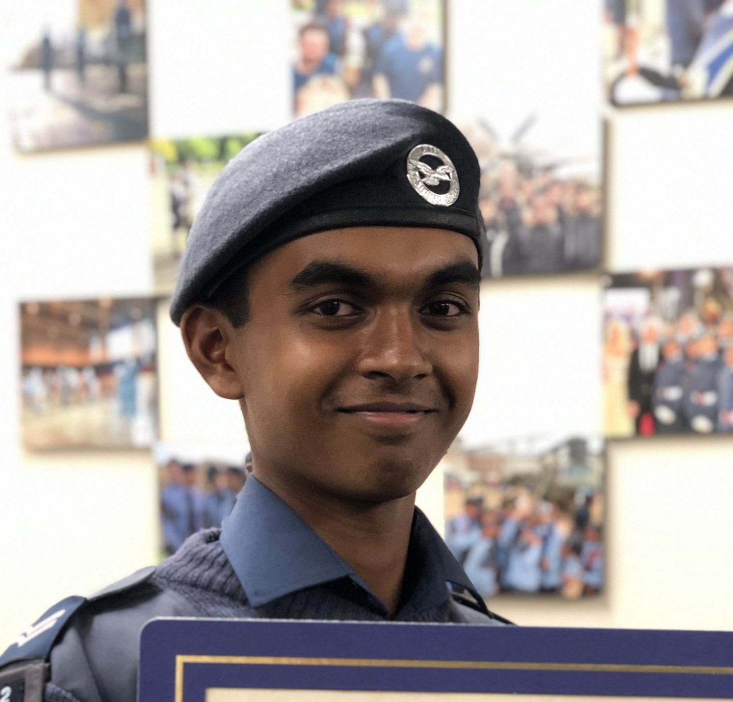 Air Cadet helps fundraise £12,000 for volunteer trip