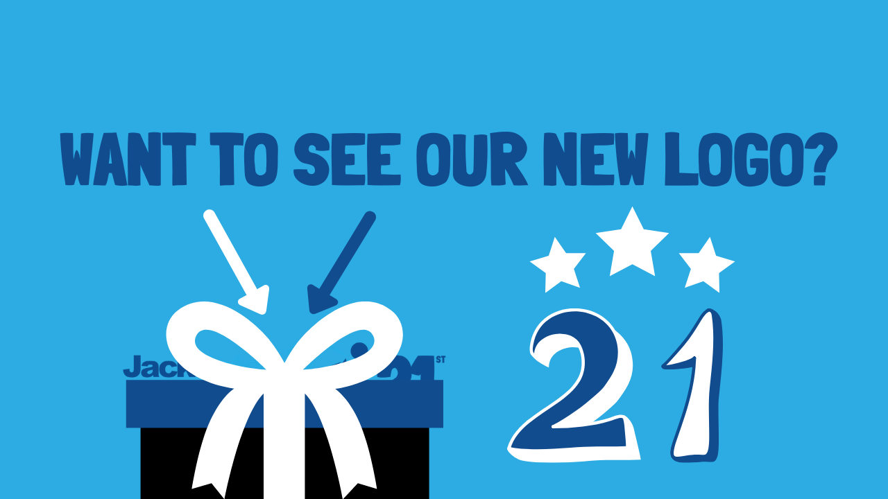 We have a new logo for our 21st birthday!