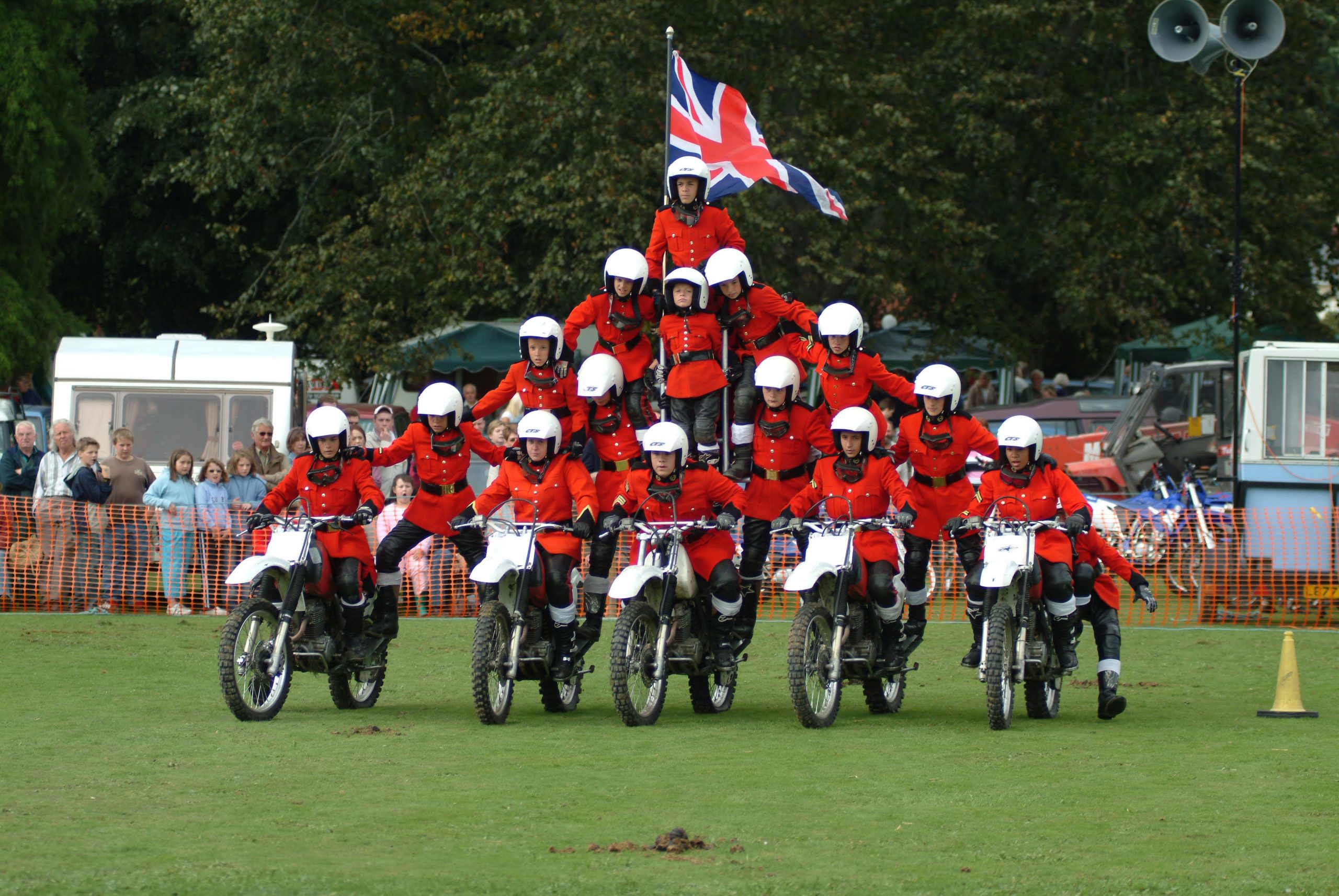 The charity teaching children discipline through motorcycle displays