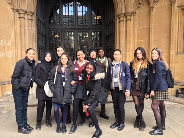 Speak Out alumni have guided tour of Houses of Parliament with MP