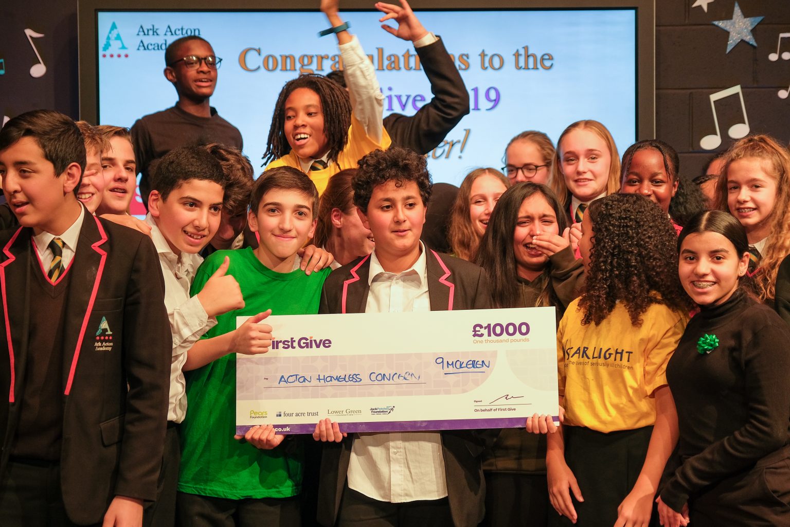 Partner News First Give at Ark Acton Academy Jack Petchey Foundation