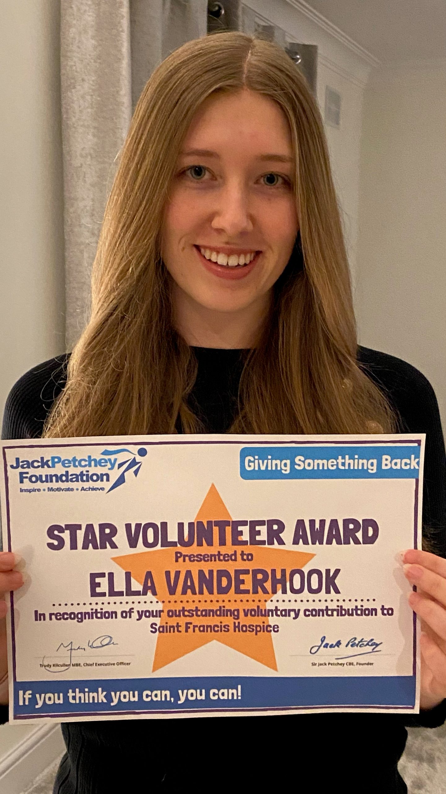 Star Volunteer: Ella on Volunteering with Saint Francis Hospice