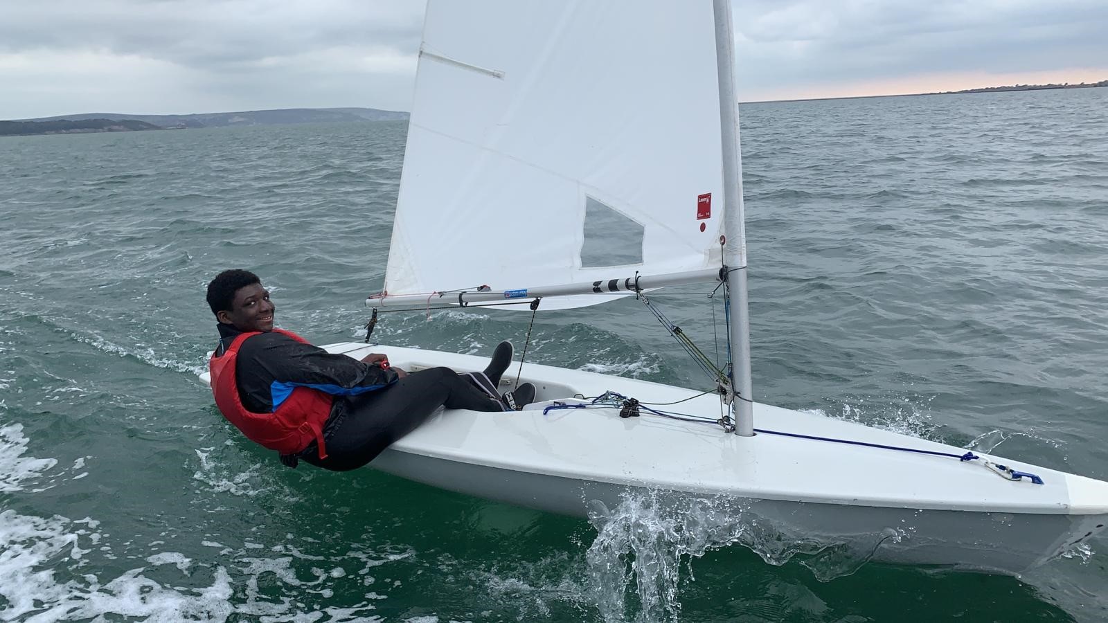 Young Achiever Jaydon on his Sailing Journey