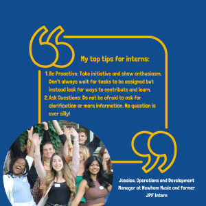 My top tips for interns: 1. Be Proactive: Take initiative and show enthusiasm. Don't always wait for tasks to be assigned but instead look for ways to contribute and learn. 2. Ask Questions: Do not be afraid to ask for clarification or more information. No question is ever silly! 